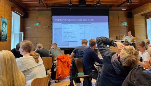 Forelesning på HL-senteret
